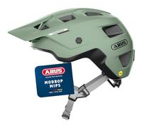 ABUS Casco MTB MoDrop MIPS, Verde, L per Adulti e Ragazzi