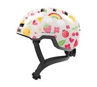 ABUS Casco per bambini Skurb Kid - robusto casco da bici in look skater con spazio per il codino e una varietà di disegni - per ragazze e ragazzi