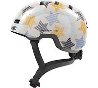 ABUS Casco per bambini Skurb Kid - robusto casco da bici in look skater con spazio per il codino e una varietà di disegni - per ragazze e ragazzi