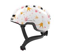 ABUS Casco per bambini Skurb Kid - robusto casco da bici in look skater con spazio per il codino e una varietà di disegni - per ragazze e ragazzi