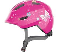 ABUS Casco per bambini Smiley 3.0 - casco da bici con calzata bassa, design a misura di bambino e spazio per il codino - per ragazze e ragazzi