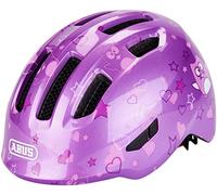 ABUS Casco per bambini Smiley 3.0 - casco da bici con calzata bassa, design a misura di bambino e spazio per il codino - per ragazze e ragazzi