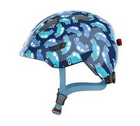 Casco Ciclismo Kids Abus Smiley 3.0 LED Blue Car Taglia:M