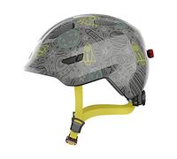 Casco Ciclismo Kids Abus Smiley 3.0 LED Grey Space Taglia:M