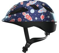 Casco Abus Smooty 2.0 blu scuro azzurro rosso razzi bambini - S