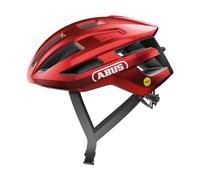 Abus, Casco per bici da corsa ABUS PowerDome MIPS, casco da bici leggero con sistema di ventilazione avanzato e protezione contro gli impatti, Made in Italy, per uomo e donna, rosso, taglia S