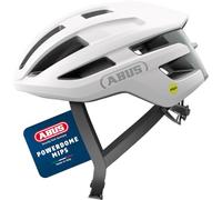 Abus, Casco per bici da corsa ABUS PowerDome MIPS, casco da bici leggero con sistema di ventilazione avanzato e protezione contro gli impatti, Made in Italy, per uomo e donna, bianco, taglia L