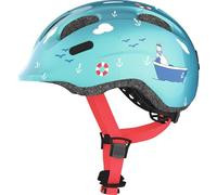 ABUS Smiley 2.0 Casco per bambini - Casco per bicicletta - Per ragazze e raga, Turchese, Taglia S