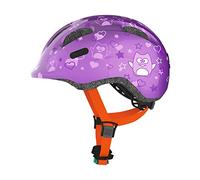 ABUS Smiley 2.0 Casco per bambini - Casco per bicicletta - Per ragazze e raga, Viola, Taglia M