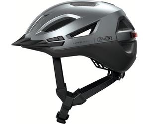 ABUS Casco Urbano Urban-I 4.0 ACE, Taglia XL, Argento