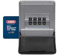 ABUS KeyGarage™ 727 Mini - Cassetta portachiavi a parete - per un massimo di 8 chiavi o piccoli oggetti di valore - nero/argento