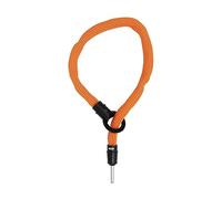 ABUS inserto blocca telaio catena IvyTex Adattatore 6KS - Blocca bicicletta con copertura repellente allo sporco e all'umidità Catena robusta da 6 mm Arancione