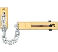 ABUS Catena SK66 per porta di casa e di appartamento - Catena di sicurezza con sicurezza bambini - adatta per porte di chiusura sinistra e destra - ottone con catena in argento