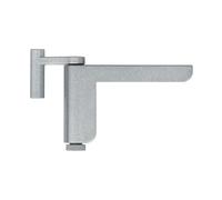 ABUS Chiudiporta 2603 per Porte Interne - Senza Forare, Argento | Montaggio senza viti né colla, chiusura automatica silenziosa, adatto per porte fino a 20 kg, battuta max 16 mm, apertura