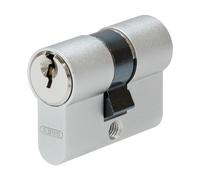 ABUS Cilindro C50TI ST 25/25 - Cilindro porta per porte in vetro, porte in metallo e porte d'ingresso sottili - chiusura simultanea, cilindro di chiusura con 3 chiavi incluse