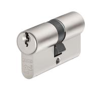 ABUS Cilindro Europeo Doppio E60NP, Nichelato, 30mm x 45mm