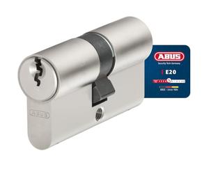 ABUS Cilindro Profilato E20NP Quads Set 4 Pezzi con Chiave Uguale con 5 Chiavi - Doppio Cilindro Sicurezza Porta Ingresso Anti-Picking 59832