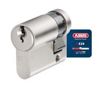 ABUS Cilindro Profilato E20NP - Serratura Porta Ingresso 10/40, 3 Chiavi