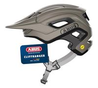 ABUS CliffHanger Mips Casco MTB da Bici, dust grey, M