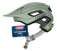 ABUS CliffHanger Mips Casco MTB da Bici, mist green, L