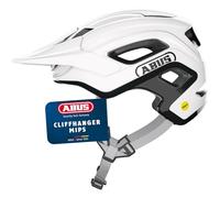 ABUS Casco MTB Cliffhanger MIPS - Casco da bicicletta per percorsi più esigenti - con protezione dagli urti MIPS & ampi fori di ventilazione - per uomo e donna - bianco, taglia L