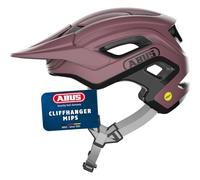 ABUS Casco MTB Cliffhanger MIPS - Casco da bicicletta per percorsi più esigenti - con protezione dagli urti MIPS e grandi prese d'aria - per uomo e donna - rosso, taglia M