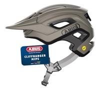 ABUS CliffHanger Mips Casco MTB per Bici, dust grey, S