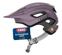ABUS CliffHanger Mips Casco MTB per Bicicletta, ash purple, S