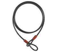 ABUS Cobra 10 loop cable - cavo in acciaio rivestito plastica sicurezza per accessori di biciclette e moto lunghezza 1,4 metri, spessore mm, nero