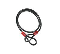 ABUS Cobra Cavo d'acciaio, nero, taglia 220 cm