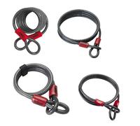 ABUS Cobra Acciaio Anello Sicurezza Catena Bicicletta Blocco Cavo - Varie Taglie