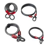 ABUS Cobra Acciaio Anello Sicurezza Catena Bicicletta Blocco Cavo - Varie Taglie