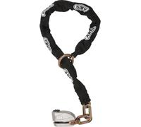 ABUS Combinazione di lucchetto e catena Granit Detecto XPlus™ 8008/12KS120 - Lucchetto per moto con funzione di allarme - Livello di sicurezza 20, nero