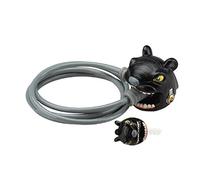 ABUS Crazy.Stuff Kids Panther per Bicicletta, Colore Nero