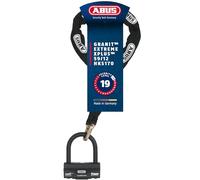 ABUS Lucchetto per moto U-lock 58/140HBIII100 con catena 12KS80Loop cilindro XPlus omologazione SRA