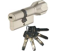 Abus, EC550, serratura a cilindro con pomello, lunghezza 30/30 mm, 5 chiavi incluse