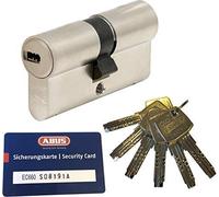 ABUS EC660 Doppio cilindro professionale per serrature Lunghezza (a/b) 30/55 mm (c = 85 mm) con 6 chiavi e scheda di sicurezza