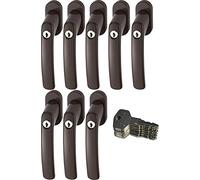 Abus FG200 B Sb Martellina Bloccabile, Marrone in Set 8 Pezzi