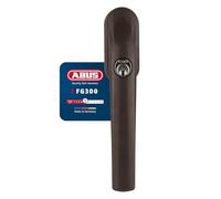 Abus FG300 B AL0145 37374, Maniglia per finestra con serratura, apribile con chiave universale, colore: Marrone