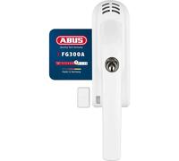 Maniglia per finestra con serratura ABUS FG300A - pomolo per finestra con cilindro a pressione e funzione di allarme, bloccaggio diverso - livello di sicurezza ABUS - bianco