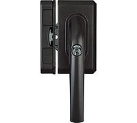 Abus Fo500N Al0145 Maniglia con Blocco, Serratura a Spinta con Cilindro per Finestre, Chiave Maestra, Livello di Sicurezza: 10, 71324, Marrone