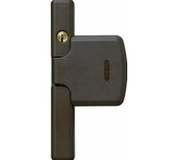 Abus Fts206 Al0125 Serratura con Blocco, Blocco per Finestre con Chiusura a 2 Stadi, Chiusura con Chiave, Livello di Sicurezza: 10, 37391, Marrone