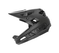 ABUS Fullface casco AirDrop MIPS - MTB: Downhill, Freeride e Enduro Casco da mountain bike con ventilazione ottimizzata Ambient Sound Channel per adulti Nero, taglia L/XL