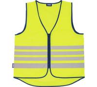 ABUS Gilet di sicurezza Lumino Reflex Vest - Gilet di sicurezza per una migliore visibilità di giorno e notte - per adulti - con chiusura lampo - taglia XXL, giallo