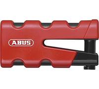 ABUS Granit Sledg 77 grip rosso - Serratura per moto con cilindro XPlus sicuro e cavo di richiamo - Livello di sicurezza 17 - Rosso