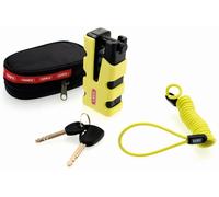 ABUS GRANIT Sledg 77 Sold Secure Gold Moto Ciclo Blocco Disco Giallo