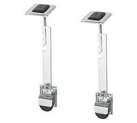 Abus Gs60 Spranga per Griglie, Set di 2, Blocco Antieffrazione per Grate Da Cantina con Tirante e Grandi Piastre di Tenuta, Livello di Sicurezza: 8, 04631