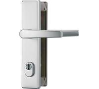 ABUS HLZS814 F1 207365 - Ferramenta di protezione EK maniglia ambolati, con protezione cilindro angolare, alluminio