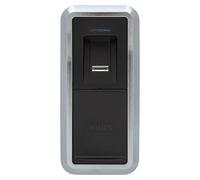 ABUS HomeTec Pro - Scanner per impronte digitali Bluetooth CFS3100 - per aprire la porta d'ingresso - con copertura - per il motore serratura porta HomeTec Pro Bluetooth CFA3100 - argento