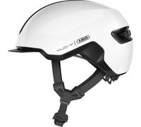 Casco Ciclismo Urban Abus Hud-Y Shiny White Taglia:L